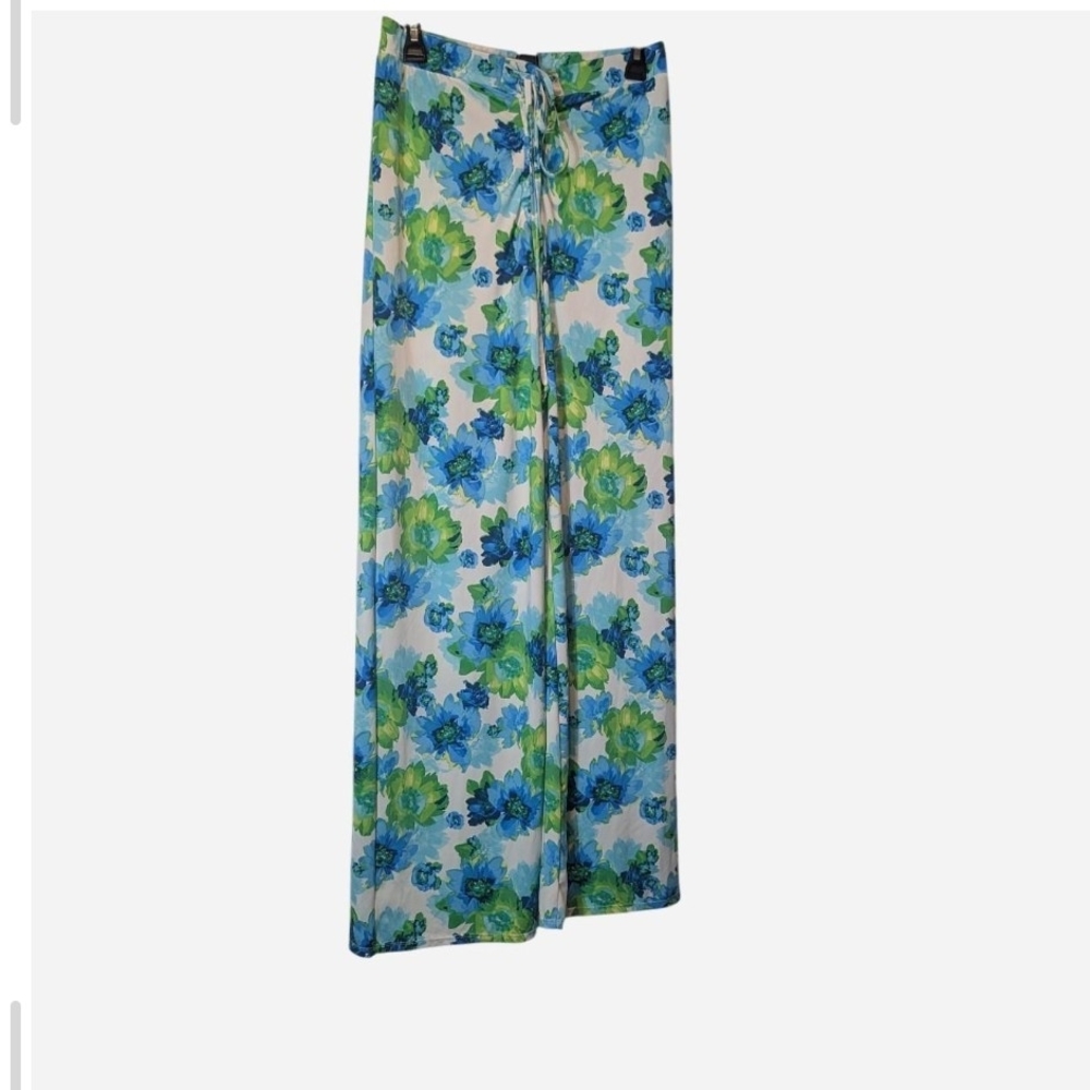 Rebdolls Blue and Green Floral Pants